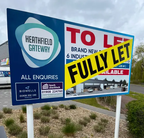 To let Sign