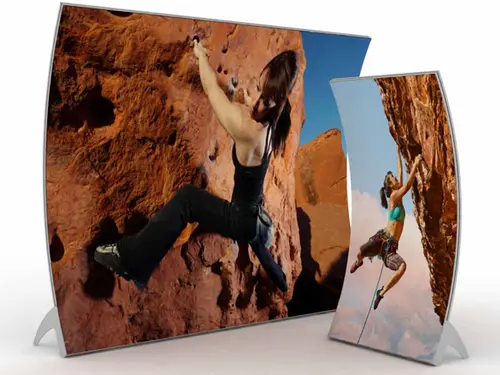 Large pull up banner