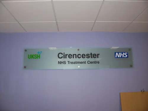 Large advertisement banner