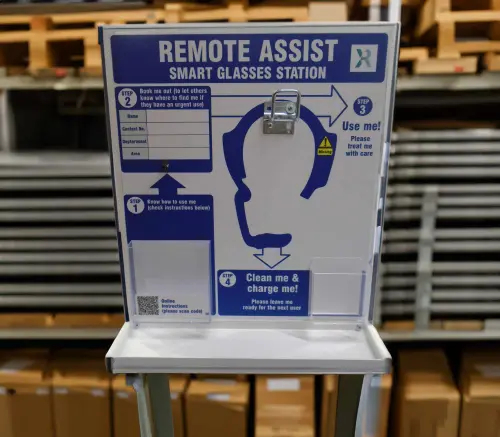 Equipment storage signs