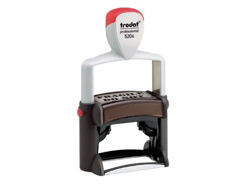 Trodat fragile rubber stamp