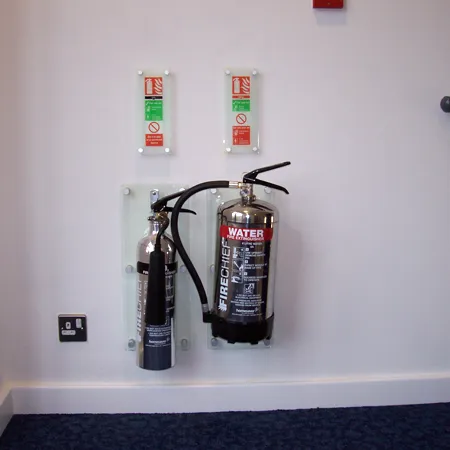 Fire extinguisher signs