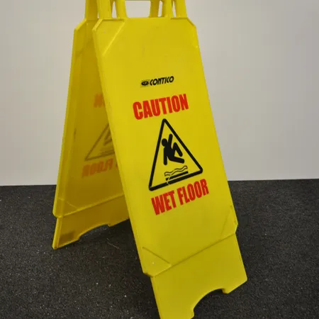 Caution wet floor signs