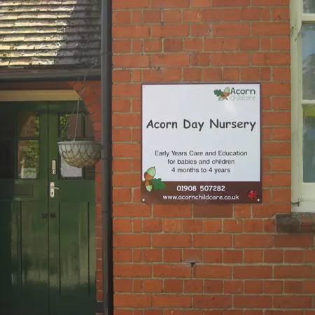 Small Branded day nursery sign